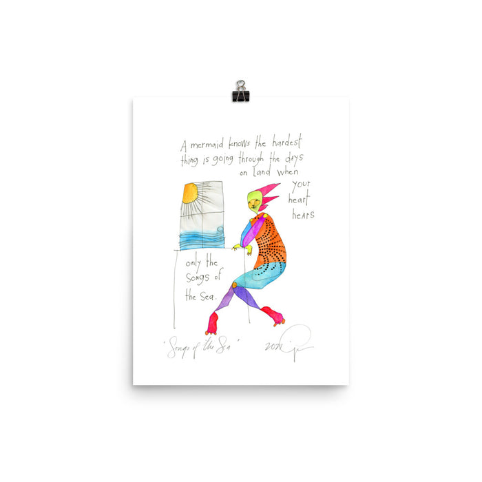 international songs of the sea print