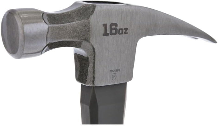 hybrid handle design with rounded grip, curved anti-slip base, and hardened end cap