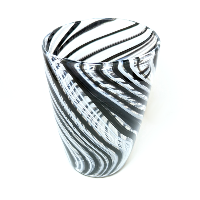 Jake In The Bocks Black & White Soft Glass Cups