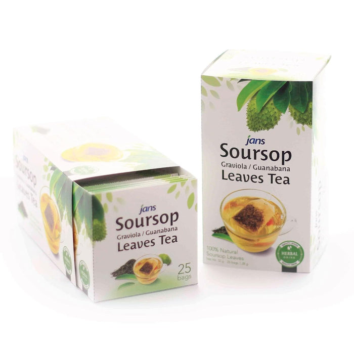 Jans Guanabana Graviola Herbal Tea – Antioxidant-Rich Morning Wellness Drink for Calm Focus