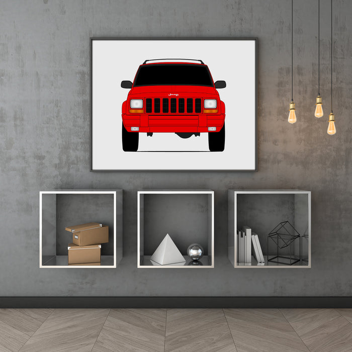 Jeep Cherokee XJ (1997-2001) Limited Poster