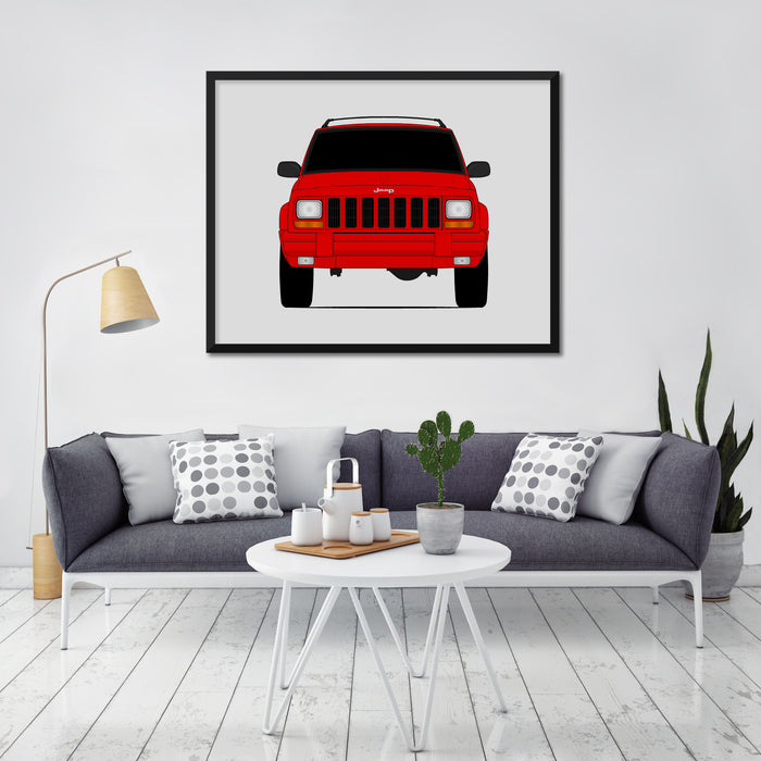 Jeep Cherokee XJ (1997-2001) Limited Poster