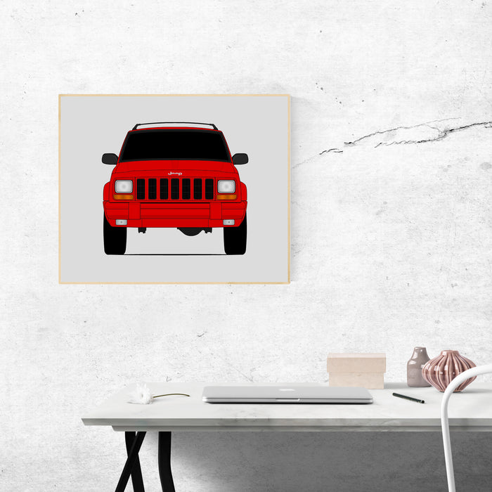 Jeep Cherokee XJ (1997-2001) Limited Poster