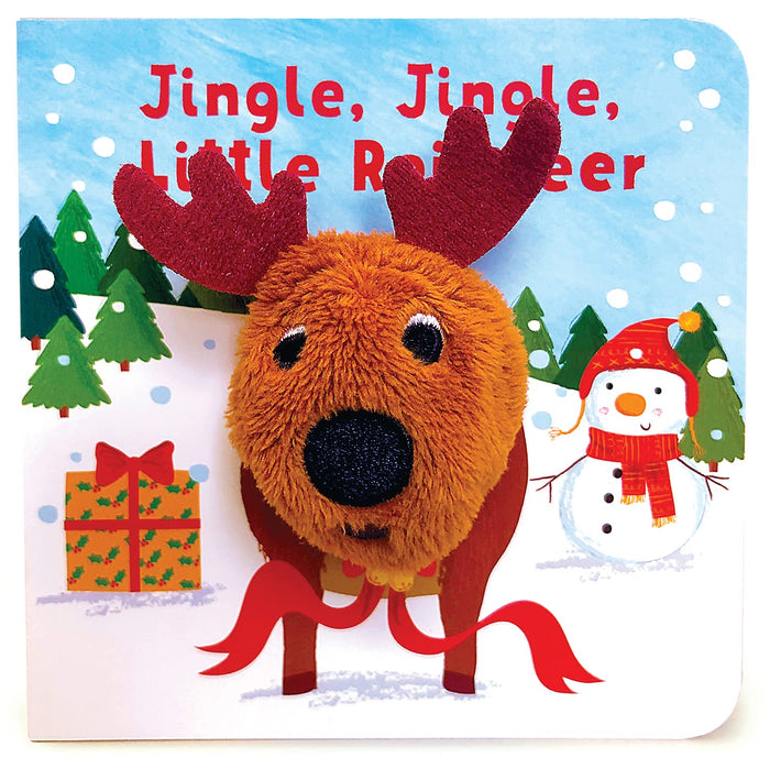 JINGLE JINGLE LITTLE REINDEER, FINGER PUPPET BOOK