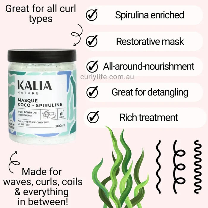 Kalia Nature Coconut-Spirulina Mask