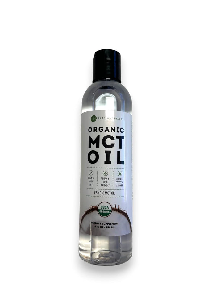 Kate Naturals MCT Oil – Work From Home Productivity Boost, Tasteless MCT to Stir Into Morning Coffee