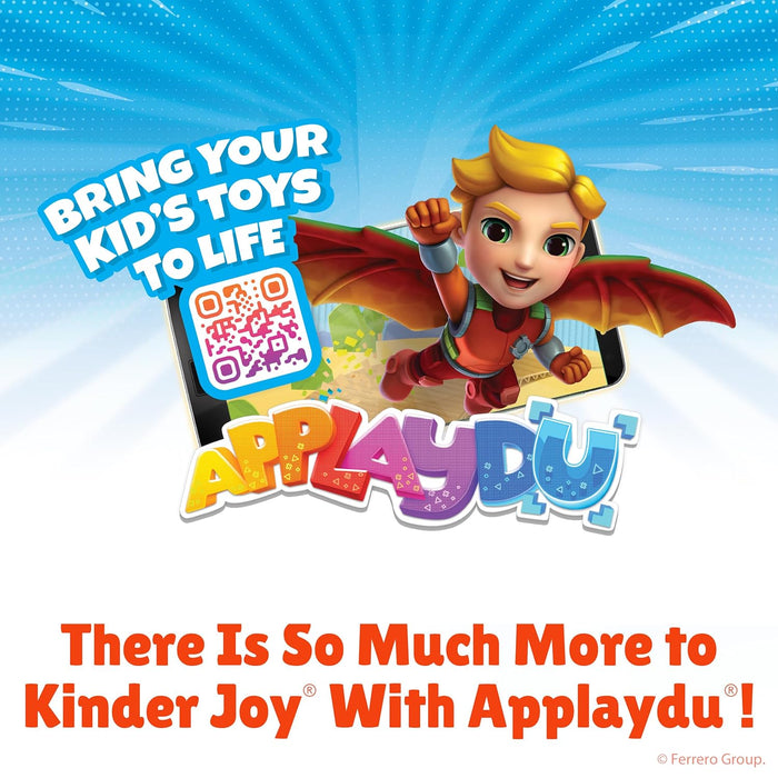 Kinder Joy Individually Wrapped Chocolate Eggs – Parent-Approved Snack for Car Rides and Playdates