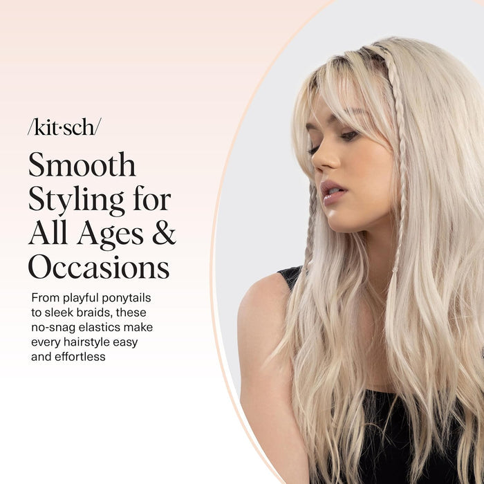 Kitsch 500 Pack Hair Elastics – Practical Birthday Gift for Her and Beauty Lovers