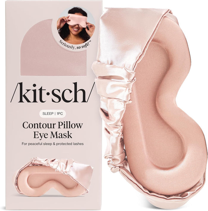 molded contoured cups that create a pressure-free hollow around the eyes