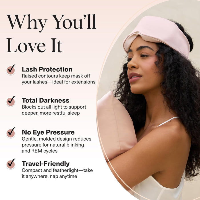 100% light-blocking contoured silhouette for total darkness