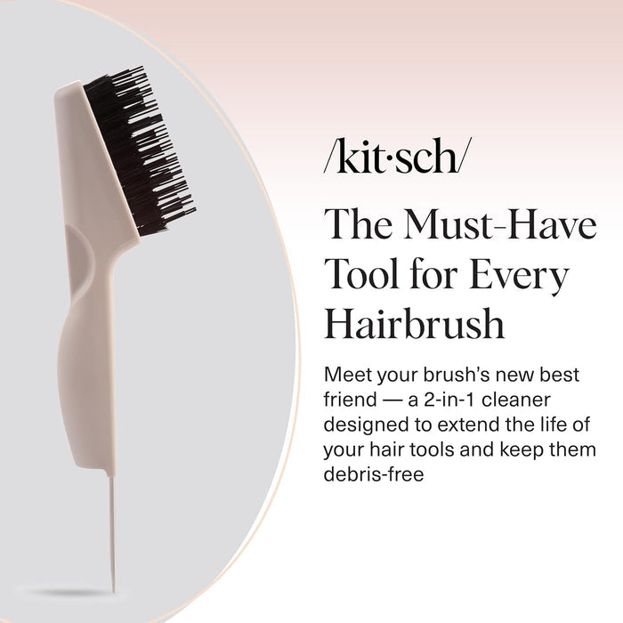 stainless steel blade for precise removal of knots, lint, and trapped hair