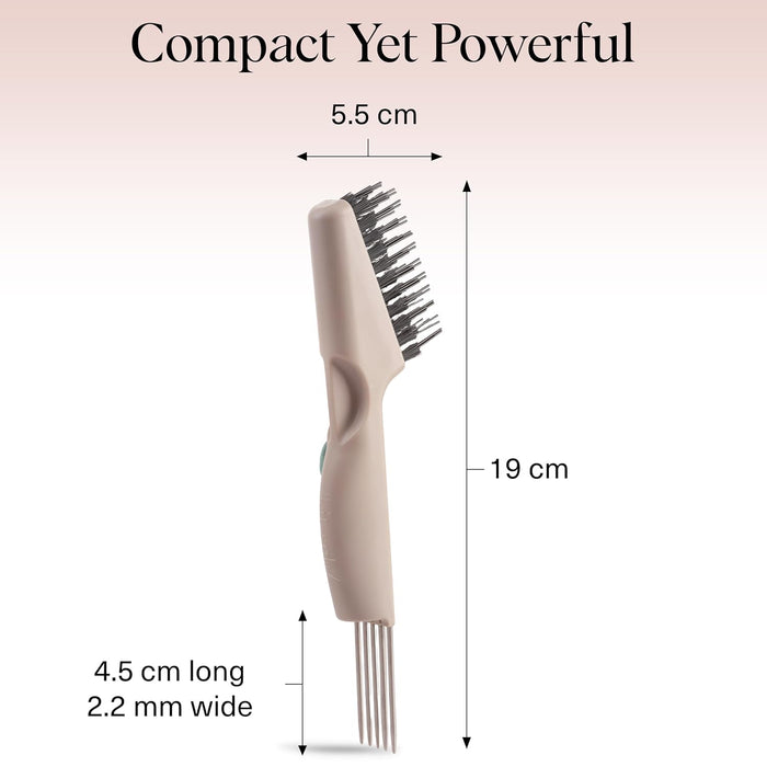 lightweight and compact form factor suitable for home, salon, or travel