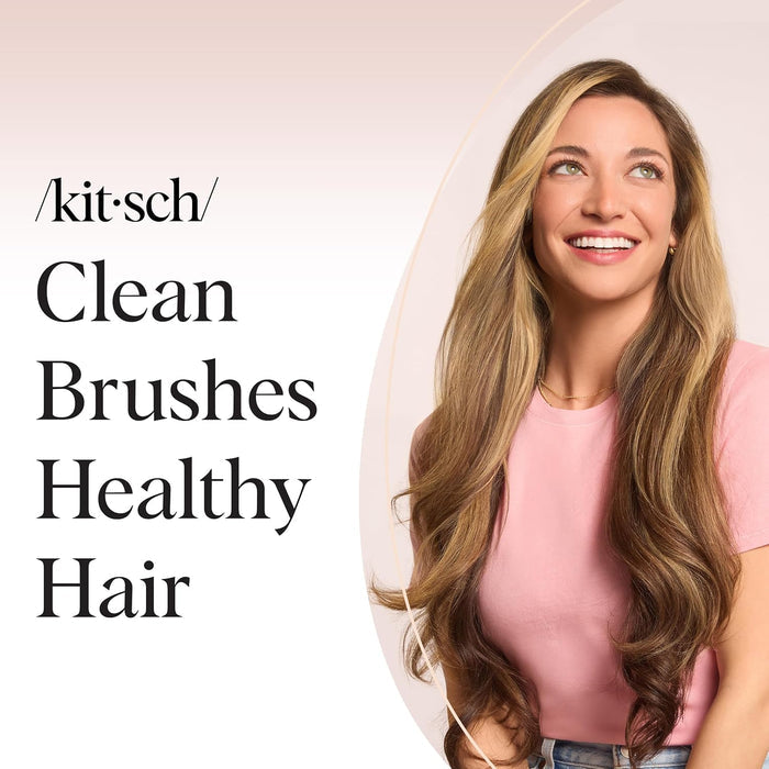 Kitsch Hair Brush Cleaner – Quick Salon-Style Brush Maintenance Tool for Busy Workstations, Fast Cleanup