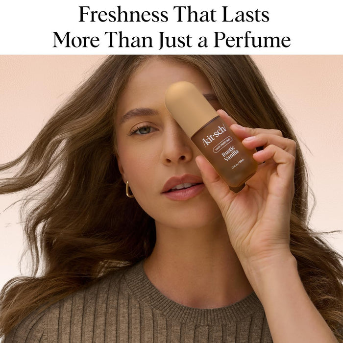8-hour claimed scent duration with warm tonka, vanilla, and cedar notes