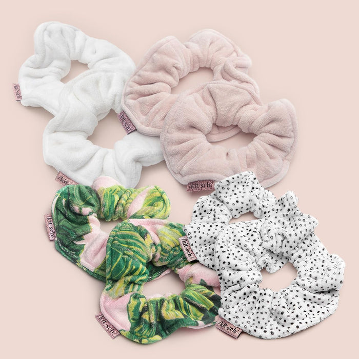 versatile dual function as hair drying wrap, wrist towel, and fashion scrunchie