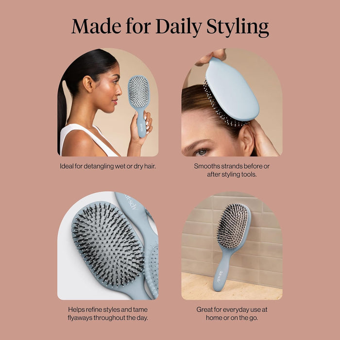 ergonomic handle for comfortable grip during extended brushing sessions
