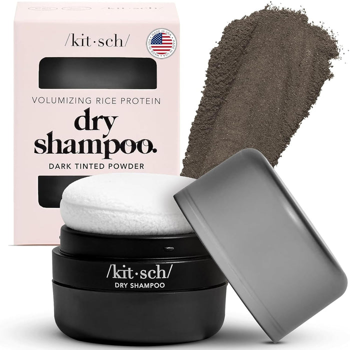 8g travel-size compact container with built-in washable applicator puff