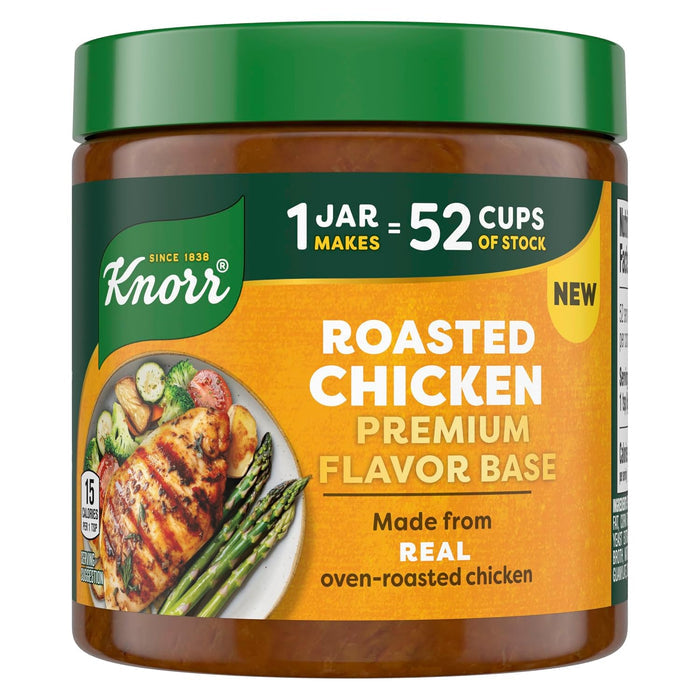 concentrated paste format with 1 teaspoon equal to 1 bouillon cube or 1 cup of stock