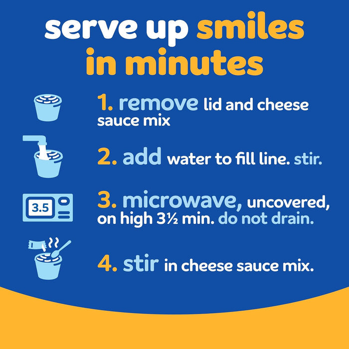 Kraft Original Mac & Cheese Cups – Quick Lunch for Playdates and Playrooms, 8 Count Pack