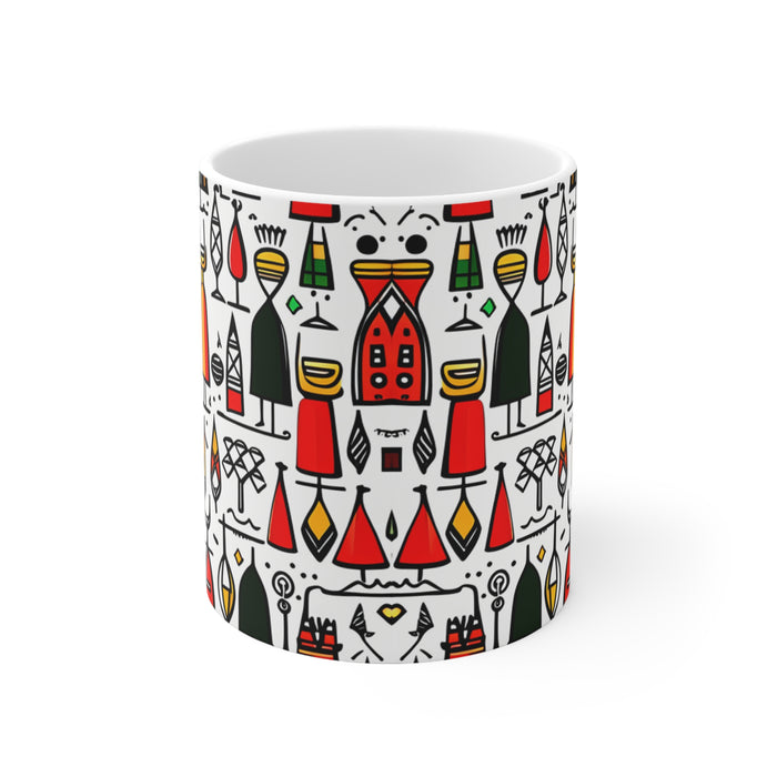 Kwanzaa Celebration #5 Ceramic 11oz Mug AI-Generated Artwork