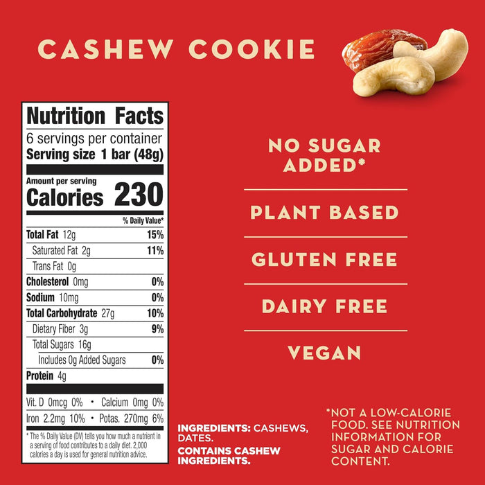 no sugar added (naturally sweetened by dates)