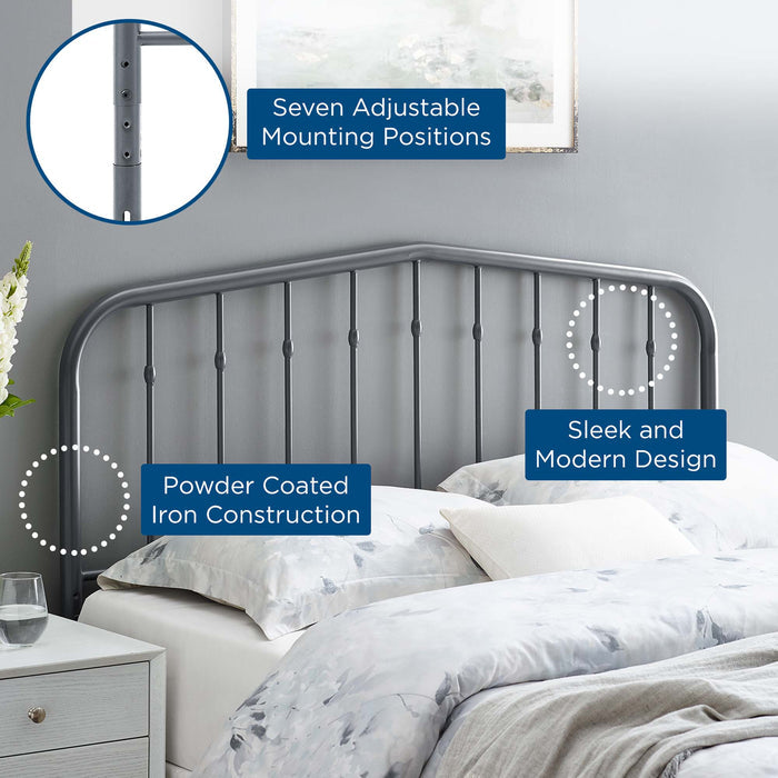 Lennon Metal Queen Headboard