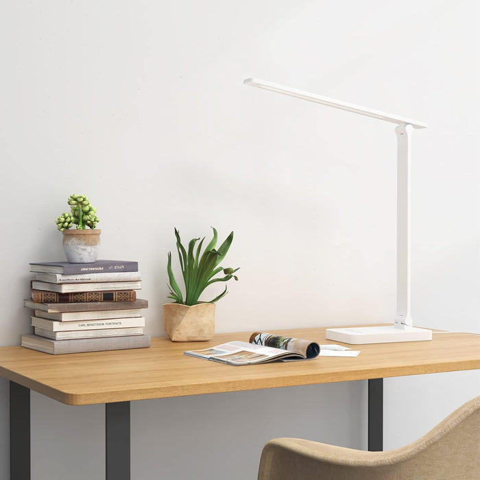 frosted long lamp head with non-flickering diffused output for eye care