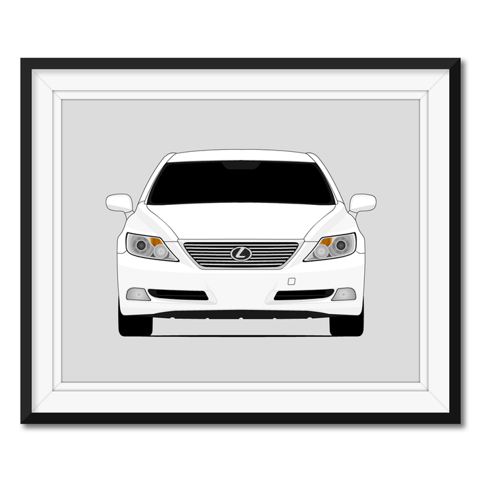 Lexus LS460 (2007-2009) XF40 Poster