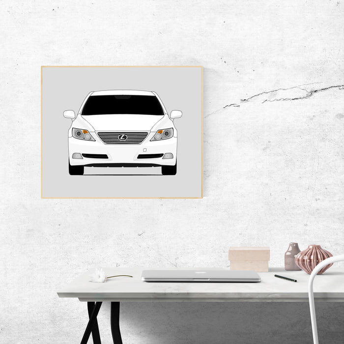 Lexus LS460 (2007-2009) XF40 Poster
