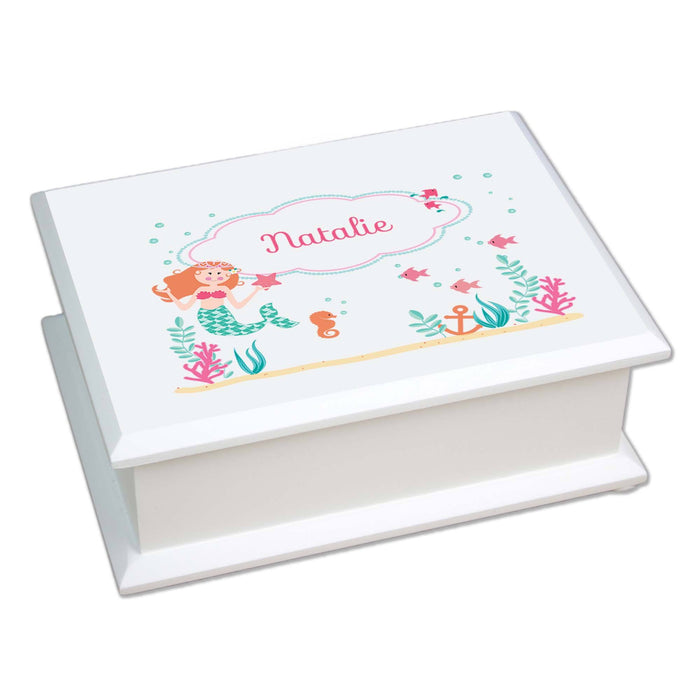 Lift Top Jewelry Box - Mermaid