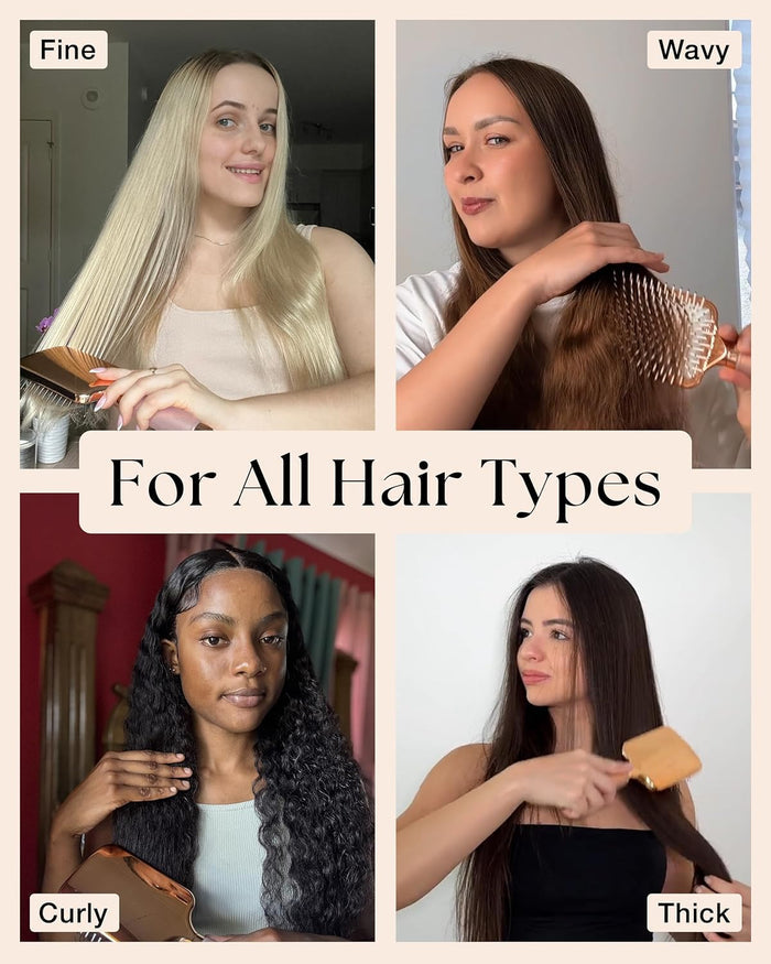 suitable design for thick, thin, fine, long, wavy, and extension hair