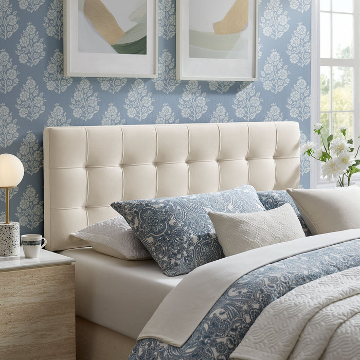 Lily Stain-Resistant Performance Velvet Full Size Headboard
