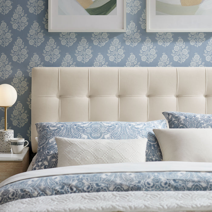 Lily Stain-Resistant Performance Velvet Queen Size Headboard
