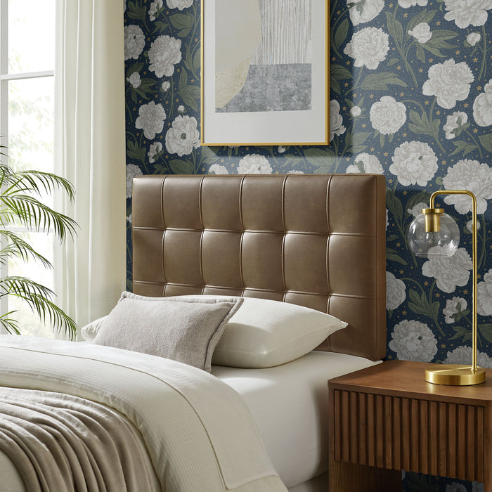 Lily Vegan Leather Twin Size Headboard