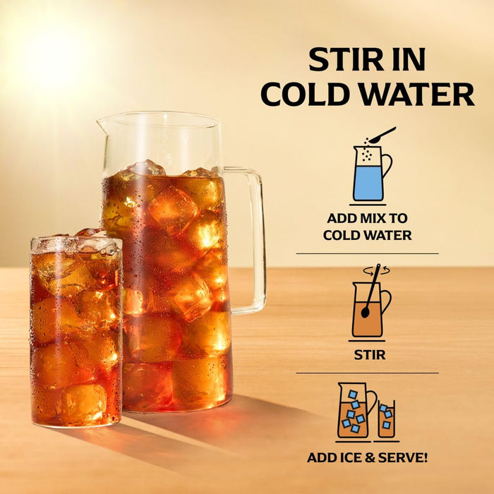 Lipton Sugar-Free Peach Iced Tea Powder – Easy Pitcher Drink for Patio Gatherings and Potlucks