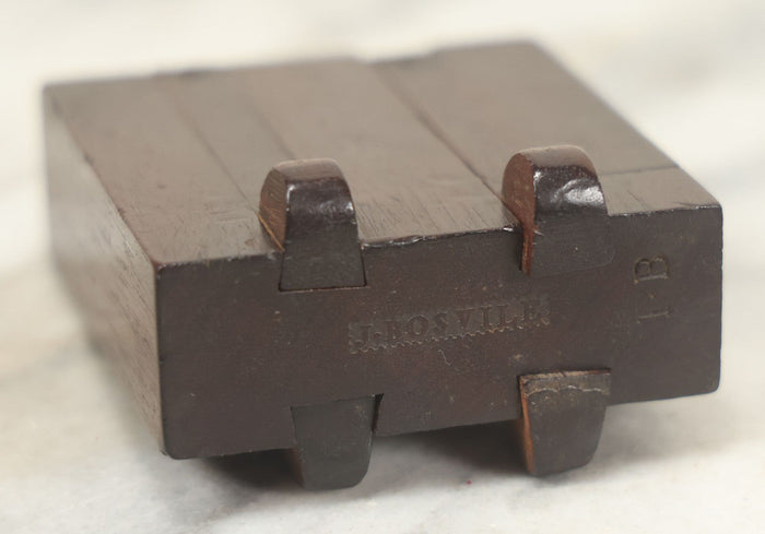 Lot 104 - Pair Of Antique Wooden Marking And Mortise Gauges With Brass Fittings And Maker's Marks