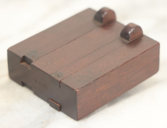 Lot 104 - Pair Of Antique Wooden Marking And Mortise Gauges With Brass Fittings And Maker's Marks