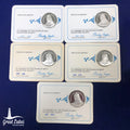 Lot of 5 Sterling Silver Franklin Mint Collectors Society Coins (1973-1977)