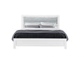 Luccia White Bed with LED