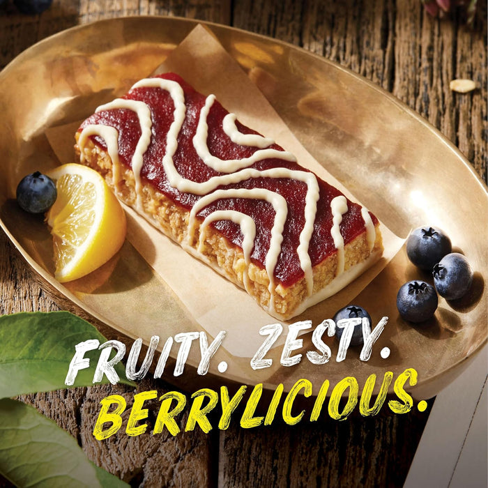 LUNA Bar Mash-Ups LemonZest + Blueberry – Vegan Gluten-Free Snack Bar for Clean-Eating Wellness Routines