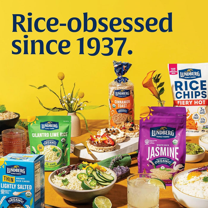 Lundberg Organic Rice Cake Minis – Wellness Pantry Staple for Plant-Based Meal Prep, Original Sea Salt