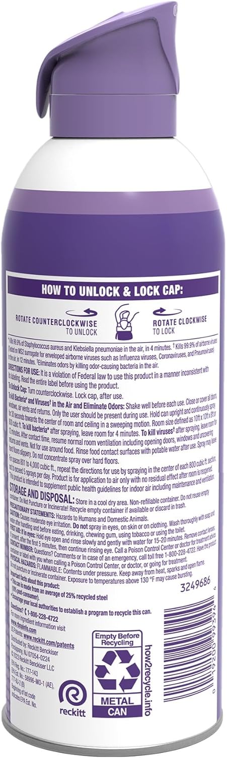 kills 99.9% of staphylococcus aureus and klebsiella pneumoniae in the air within 4 minutes
