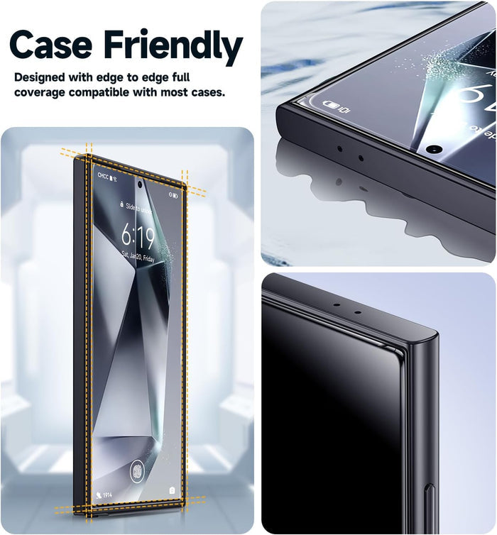 hd ultra-clear glass preserving display clarity and face id compatibility