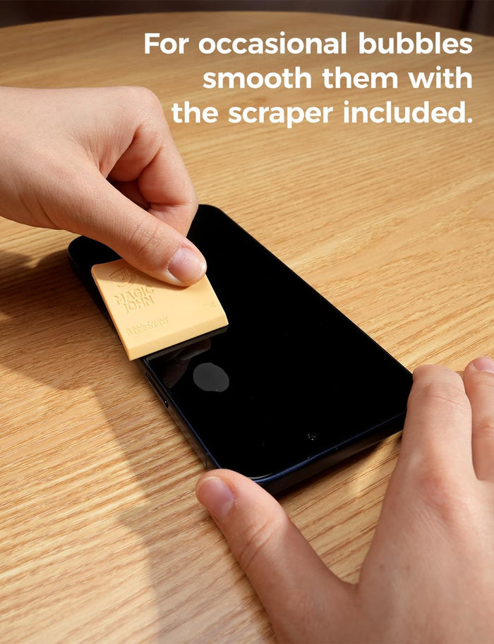 rounded edge design and bubble-free application, sold as a 2-pack with 180-day warranty