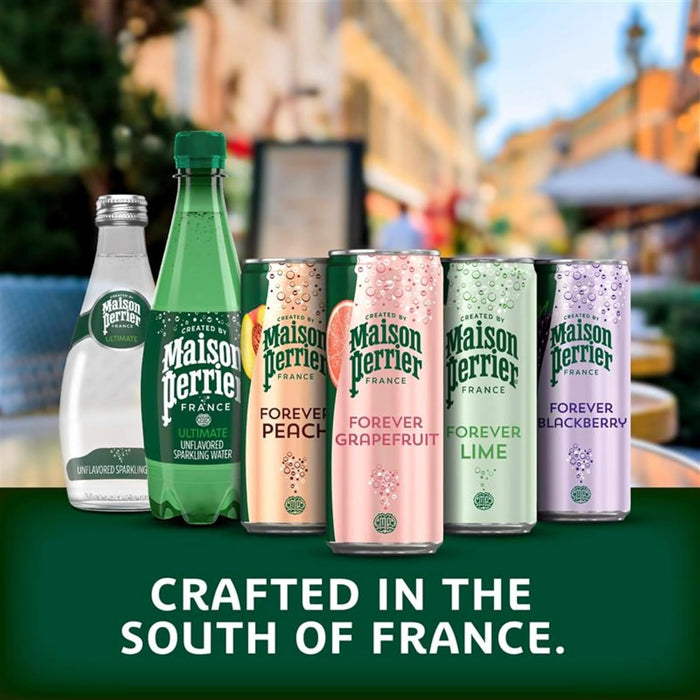 Maison Perrier Flavored Sparkling Water – Zero Calorie Self Care Drink for Nightly Wind Down