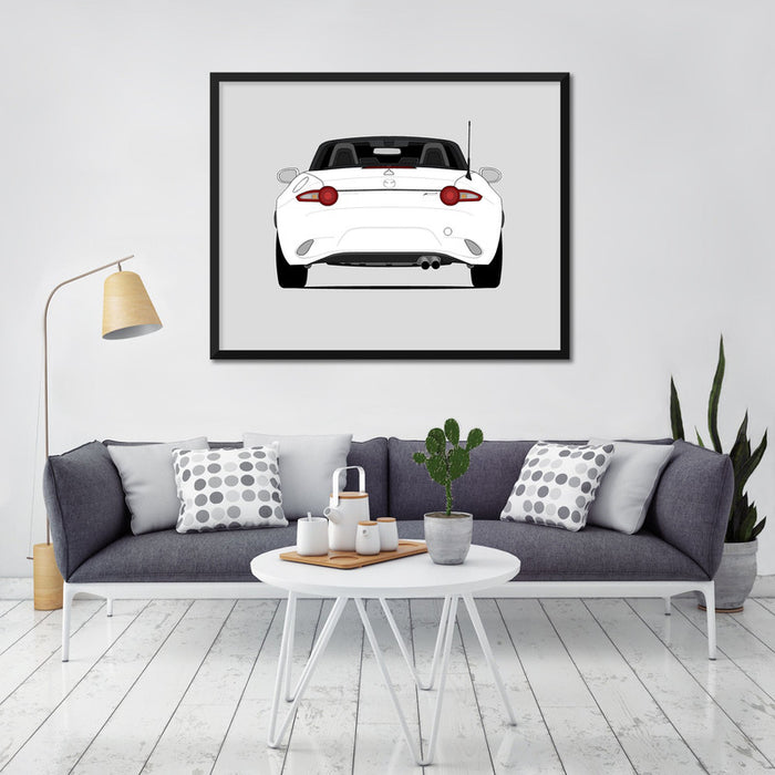Mazda Miata MX-5 ND (2015-Present) (Rear) Poster