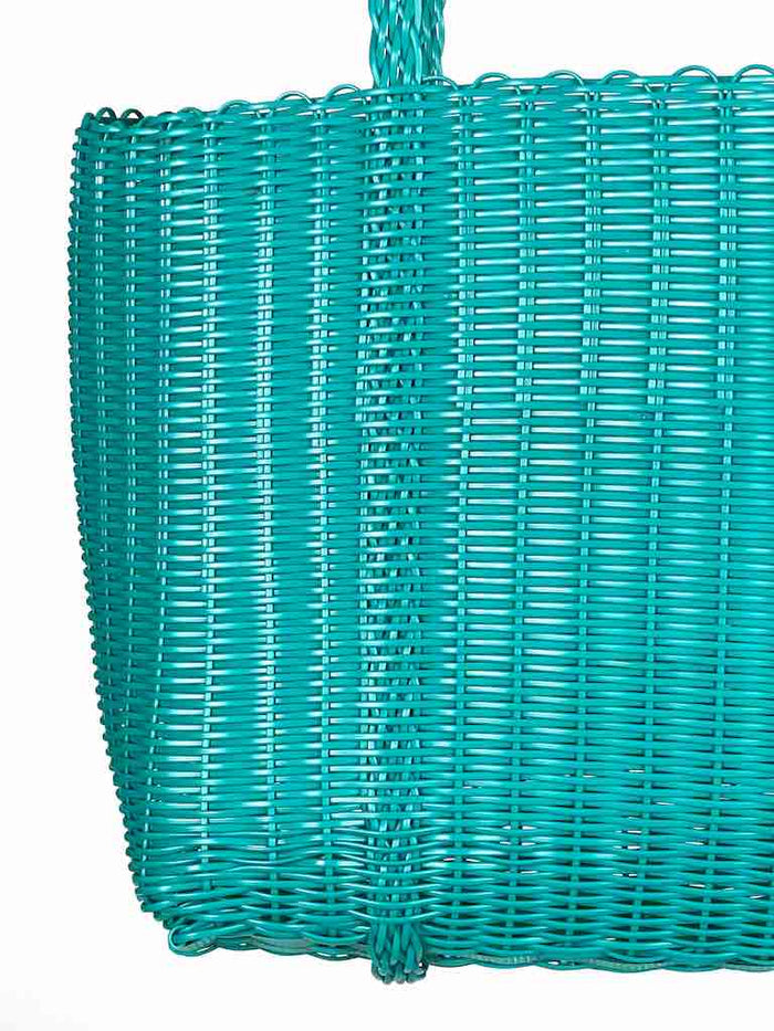 Medium Deep Woven Recyclyed Plastic High Capacity Handbag - El Salvador - view 2