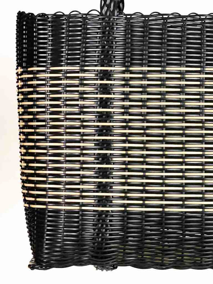 Medium Deep Woven Recyclyed Plastic High Capacity Handbag - El Salvador - view 3