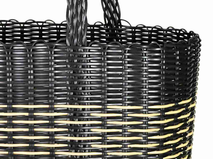 Medium Deep Woven Recyclyed Plastic High Capacity Handbag - El Salvador - view 4