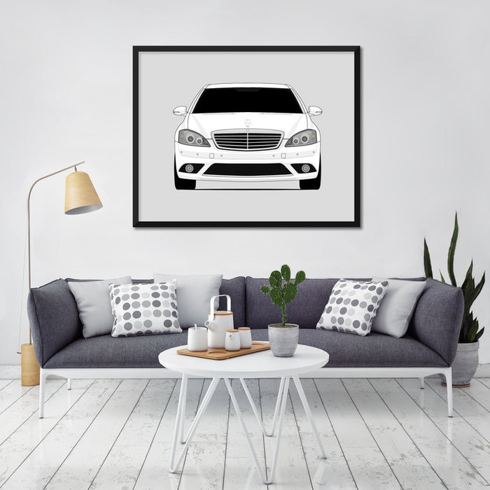Mercedes-Benz S550 W221 (2007-2009) Poster